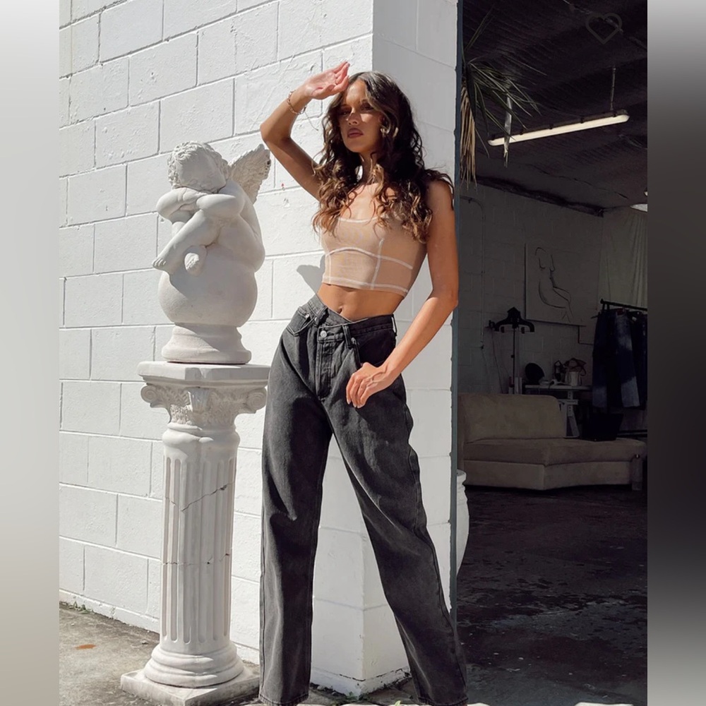 Holly Asymetric Jean Princess Polly